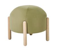 Footstool HELEN Velvet Green