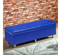 footstool,Modern Ottoman Faux Leather Upholstered Rectangle Storage Bench Footrest Shoe Changing Stool For Living Room Bedroom Entryway Hallway-G 70x40x40cm(28x16x16inch) (A 70x40x