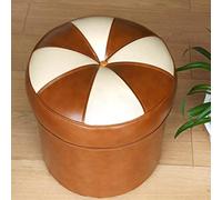 Footstool, Ottomans Foot Stool Shoe Change Stool Vanity Stools Pouffee Foot Stool Round Footstool Leather Foot Stools s for Living Room s for The Bedroom