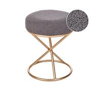 Footstool PRESHO Boucle Grey