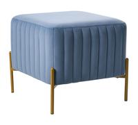 Footstool UTAH Velvet Blue