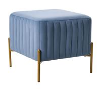 Footstool UTAH Velvet Blue