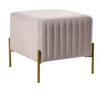 Footstool UTAH Velvet Taupe