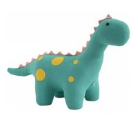 Footstools Ottomans - Cartoon Dinosaur/Cow Footrest for Living Room, Knitted Leisure Stool with Zipper for Shoe Changing at the Door