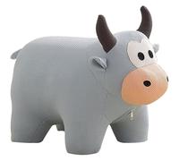 Footstools Ottomans Cartoon Dinosaur/cow Footrest Living Room Decoration Ornaments Knitted Home Leisure Stool With Zipper Shoe Changing Bench At The Door