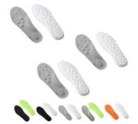 Footstr Insoles for Men & Women Arch Support Memory Foam Foam Breathable Shock Absorption Insoles for Shoe Relieves Foot Pain (3pcs-B,35)