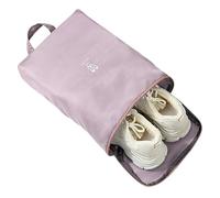 Footwear Organizer - Water-Resistant Sneaker Carrier, Compact Nylon Tote Holder, Drawstring Container, Spacious Compartment Keeper, Convenient Handling Unit, Protection Gear for Hiking