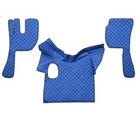 2x ✅Fits F-CORE F-CORE FL12 BLUE Floor mats ECO-leather quilted (3 p ⭐UK Seller⭐