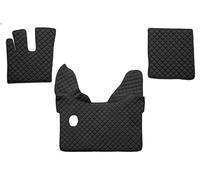 2x ✅Fits F-CORE F-CORE FL26 BLACK Floor mats ECO-leather quilted (3 ⭐UK Seller⭐
