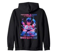 FOOTWORK SO CLEAN IT PASSES A WHITE GLOVE TEST Zip Hoodie