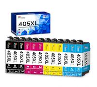 Fooylen 405XL Ink Cartridges Multipack Replacement for Epson 405 XL Compatible with Workforce Pro WF-3820 WF-4820 WF-7830 WF-7840 WF-7835 WF-4825 WF-4830 WF-7310 WF-3825