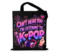 FOOZDEEVAAQ Kpop Gifts for Girls Women Kpop Tote Bag for K-Pop Lovers | Kpop Merch for Teens Korean Drama Gifts for K-Drama Lovers Kpop Birthday Gift Basket Christmas Stocking Stuffers Valentine