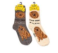 Foozys Unisex Crew Socks | Canine/Dog Collection | Chow Chow