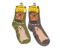 Foozys Unisex Crew Socks | Canine/Dog Collection | Cocker Spaniel