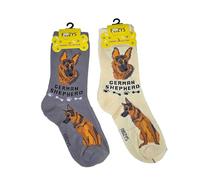 Foozys Unisex Crew Socks | Canine/Dog Collection | German Shepherd