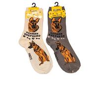 Foozys Unisex Crew Socks | Canine/Dog Collection | German Shepherd