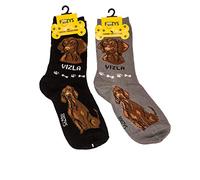 Foozys Unisex Crew Socks | Canine/Dog Collection | Vizla