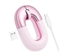 FOPATO Travel Mouse Pink Wireless Mouse for Laptop. Bluetooth Silent Mouse