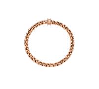 Fope 18ct Rose Gold 0.17ct Diamond Pavé Flex'it Bracelet - S FPE-1749/S