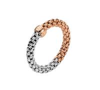 Fope Essentials 18ct White and Rose Gold Ring - S