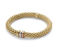 Fope Flex'It Love Nest 18ct Yellow Gold Bracelet - L FPE-1492/L