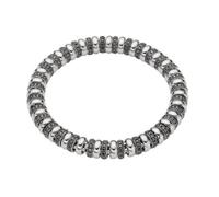 Fope Flex'it Solo 18ct White Gold 3.05ct Black Diamond Bracelet - M