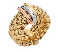 Fope Panorama 18ct Yellow Gold Mixed Rondelle Flexible Ring - XL FPE-1732/XL