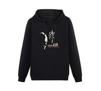 FOPJRUISDAEL Joe Cocker Profile Hymn For My Soul 2009 Tour Men Hoodies with Drawstring Pockets Men's Hooded Sweater Black M