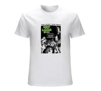 FOPJRUISDAEL Men's Night of The Living Dead Zombie B-Movie Horror Romero T-Shirts White 3XL