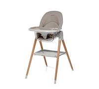 Foppapedretti Bonito Highchair and Baby Chair, Children from 6 Months to 3 Years (up to 15 kg), Removable and Washable Padding, Ergonomic Reclining Seat, Double Adjustable Tray, Sand