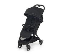 Foppapedretti Ciao Lightweight Baby Stroller, 0-22 kg (0-4 Years), 1 Hand Closure, Self-Standing, Adjustable Backrest, Cushioned Wheels, Object Holder, Aluminium Frame, Black