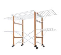 Foppapedretti Gulliver Falt drying rack, 105 x 80 x 174 cm, wood, walnut
