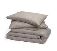 Foppapedretti Notte & Natura Double Bed Duvet Cover with 2 Pillowcases; Petals Sand 100% Cotton, Made in Italy