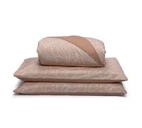 Foppapedretti Notte & Natura Double Bed Duvet Cover with 2 Pillowcases; Wave Peach 100% Cotton, Made in Italy