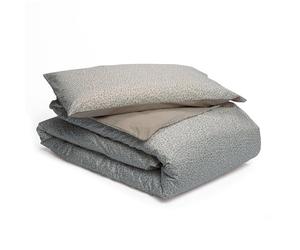 Foppapedretti Notte & Natura Single Bed Duvet Cover with Pillowcase; Petals Sand 100% Cotton, Made in Italy