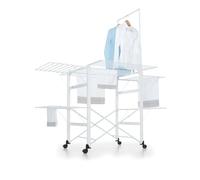 Foppapedretti Supergulliver Clothes Airer, 175 x 120 x 189 cm Aluminium 189x122x174 cm Bianco