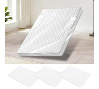 Foppla 3Pcs Mattress Bag,Mattress Cover for Moving Storage Foldable Waterproof Mattress Protector Cover for Furniture Protection(transparent color)