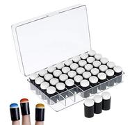 Foppla Finger Sponge Daubers,40pcs Not Absorb Ink Paint Ink Pads Flexible and Comfortable Stamping Brush for Handmade DIY Craft Scrapbooking Painting Painting Supplies