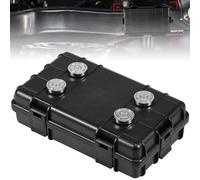 Foppla Magnetic Key Holder Under Car Hide a Key Magnetic Key Case 4 Magnets Hidden Key Holder Waterproof Magnetic Key Hider Black Magnetic Key Box 7.48x4.33x1.96inch Magnetic Safe Box for Under Car Ve