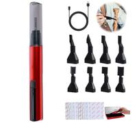 Foppla Mini Reciprocating Sander Set Portable Electric Sanding Pen USB Rechargeable Mini Sander with Overload Protection 3 Gears Adjustable Sanding Pen Polishing Machine for Grinding Polishing Surface