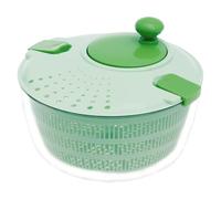 Foppla Salad Spinner, Salad Washer with Washing Basket,Multifunction Vegetable Drainer Bowl,Manual Lettuce Spinner & Fruits Vegetable Washer Dryer(green)