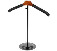 Foppla T Shirt Display Stand Rack, Adjustable Flexible Shoulder Metal Hanger, Foldable Portable Commercial Garment Holder for Clothing Retail Store Boutique Vendor (Style 1)