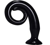 Fops Giant Dragon Dildo 50cm - Long Anal Dildo with Suction Cup, Ø 1.5-5cm Tapered Design, Black Fantasy Sex Toy for Men & Women, Extreme Hardness & Deep Stretching Monster Plug A65-2