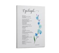 FOPURE Merritt Malloy When I Die Poem - Epitaph Inspirational Quote for Home Decor(Unframed,08x12inch(20x30cm))
