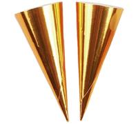 Fopytu 100pcs Snow Cone Cup Ice Cream Cone Cup Disposable Paper Sleeve Cup Desserts Packing Supplies for Shaved Ice Slush Sorbet