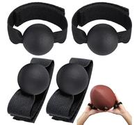 Fopytu 4pcs Adjustable Football Catching Trainer Band Rugby Football Catching Receiver Trainers for Kids and Adults Football Receiving Training Aids
