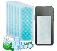 Fopytu 50 Pcs Cool Gel Pads, Cooling Gel Patches, Cooling Forehead Strips, Relieve Headache Toothache Pain Muscle Ache Fatigue Sunstroke Tired Eyes