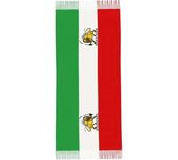 Fopytu Flag of Iran Shawl Wrap Warm Blanket Scarf for Winter Large Long Scarf Iranian Reversible Shawl Scarves for Women Winter