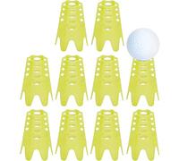 Fopytu Golf Tees, 10 Pcs Golf Simulator Tees for Home, Outdoor Indoor Golf Tees Simulator Practice Training, Golf Mat Tees for Driving Range
