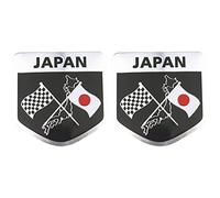 Fopytu Japanese Flag Car Stickers Decals 3d Japan Stickers Car Styling Emblem Badge Auto Accessories Car-styling for Cars Motorcycle